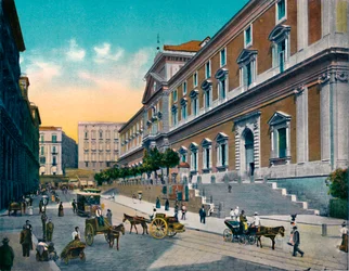 Napoli - Kansallismuseo, noin 1900
