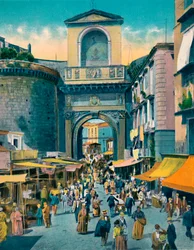 Napoli - Porta Capuana, c1900.