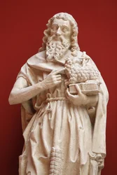 Ranskalaisten monumenttien kansallismuseo. Sainte-Chapelle, Châteaudun. Johannes Kastaja. Valos, Pariisi, Ranska