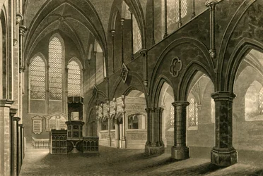 Boxgrove Churchin nave, 1835.