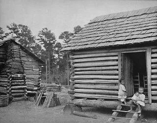 Hirsimökit, Thomasville, Georgia, noin 1897.