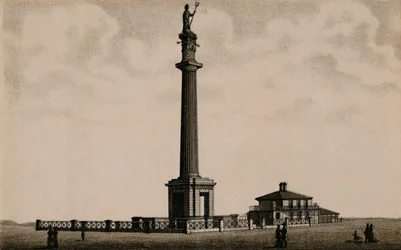 Nelsons Pillar, 1880.
