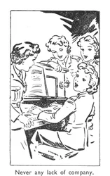 Ei koskaan seuran puutetta, 1940
