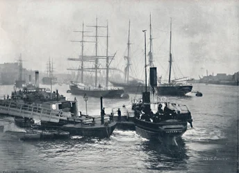 Newcastle-On-Tyne - Näkymä Tyne-vuorelle, 1895