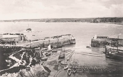 Newquayn satama, Newquay, Cornwall, 1908