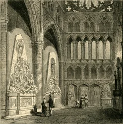 Westminster Abbeyn North Transept, 1830, 1881.