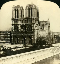 Notre Damen katedraali, Pariisi, Ranska, 1901.