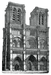 Notre Dame, Pariisi, 1870