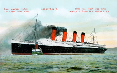 Merilaiva RMS Lusitania, 1900-luku