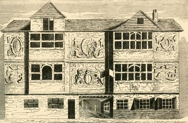 Vanhat talot Aiemmin Banksidessa, n. 1878.