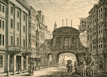 Old Temple Bar and the Devil Tavern, 1897.