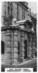 Old Water Gate, Embankment, Lontoo, 1920-luku