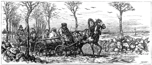 Tiellä Pietarin lähellä, Venäjällä, 1882