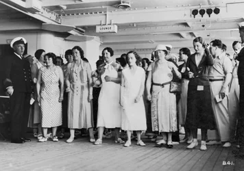 RMS Atlantis -aluksella, c1929-c1939