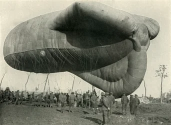 Yksi havaintoilmapalloistamme, 1919.