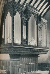 Urut Towynin seurakunnan kirkossa, v. 1910