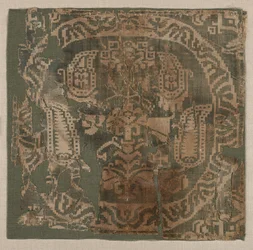 Ornamentti tunikasta, 8.-9. vuosisadalla.