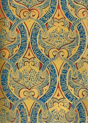 Ornamentti paneelien seinällä, Hall of Ambassadors, 1907.
