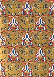 Ornamentti ikkunoiden sivulla, yläkerros, Kahden sisaren sali, 1907.
