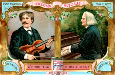 Pablo de Sarasate ja Franz Liszt, 1900