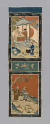 Panel For a Screen, Kiina, Qing-dynastia 1644-1911, 18751900.