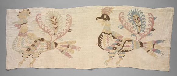 Paneeli, lakanan fragmentti, 1700-luku.