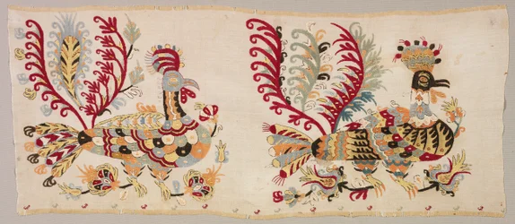 Paneeli, luultavasti hameesta, 1800-luku.