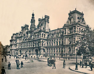 Pariisi. - Kaupungintalo. -LL, c1910.