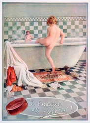 Päärynäsaippuamainos, 1922