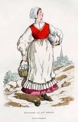 Talonpojan nainen, 1400-luku 1882-1884