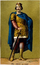 Pipin Pieni, frankkien kuningas vuodesta 751, 1800-luku