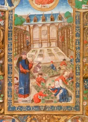 Farmaseuttinen puutarha, 1400-luku
