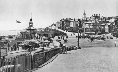 Pier Approach, katso länteen, Bournemouth, Dorset, 1910-luku