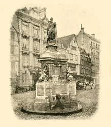 Place De La Maid, Rouen, 1890.