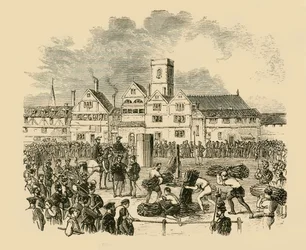 Teloituspaikka, Old Smithfield, 1890.