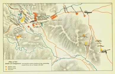 Sekigaharan taistelun suunnitelma, 21. lokakuuta 1600, 1903.