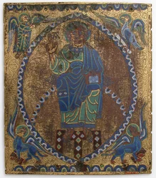 Plaque of Christ in Majesty, ranska, 12.-13. vuosisadalla.