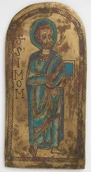Pyhän Simonin laatta, saksa, 1100-luku.