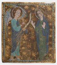 Muistolaatta, katalaani tai Keski-italia, n. 1200-1225.