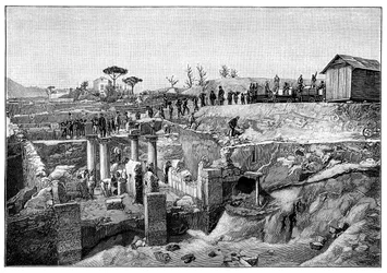 Pompeji, Italia, 1900