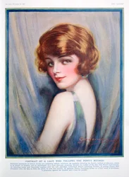Ponds Cream -mainos, 1928