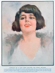 Ponds Cream -mainos, 1928