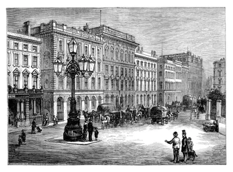 Portland Street, Manchester, 1800-luvun loppu