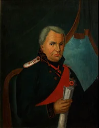 Aleksanteri Semjonovitš Shishkovin muotokuva 1754-1841, 1820-luku