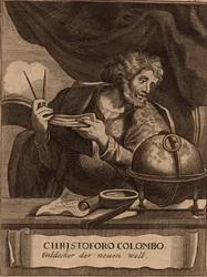 Kristoffer Kolumbuksen muotokuva, 1681.