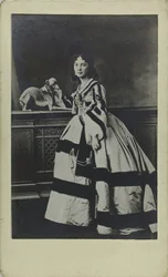 Cora Pearlin muotokuva 1836-1886, noin 1865.