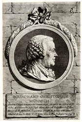 Kreivi Burkhard Christoph von Munnichin muotokuva 1683-1767