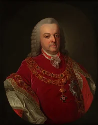 Muotokuva kreivi Ferenc Esterházy de Galánthasta 1715-1785.