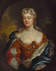 Muotokuva Nassau-Saarbrückenin kreivitär Carolinesta 1704-1774, n. 1725