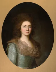 Kreivitär Varvara Ivanovna Golitsynan muotokuva -1804, os. Shipova, 1790-luku
